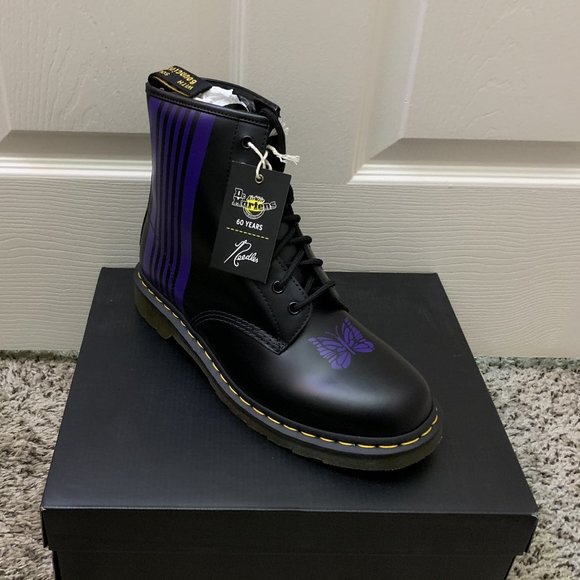 Dr. Martens Other - Dr.Martens X Needles 1460 Stripe 8-Eye Boots